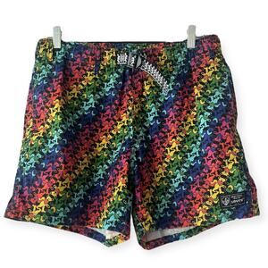 Grateful Dead x Levi’s Rainbow Dancing Bears Shorts Men’s M Belted Psychedelic